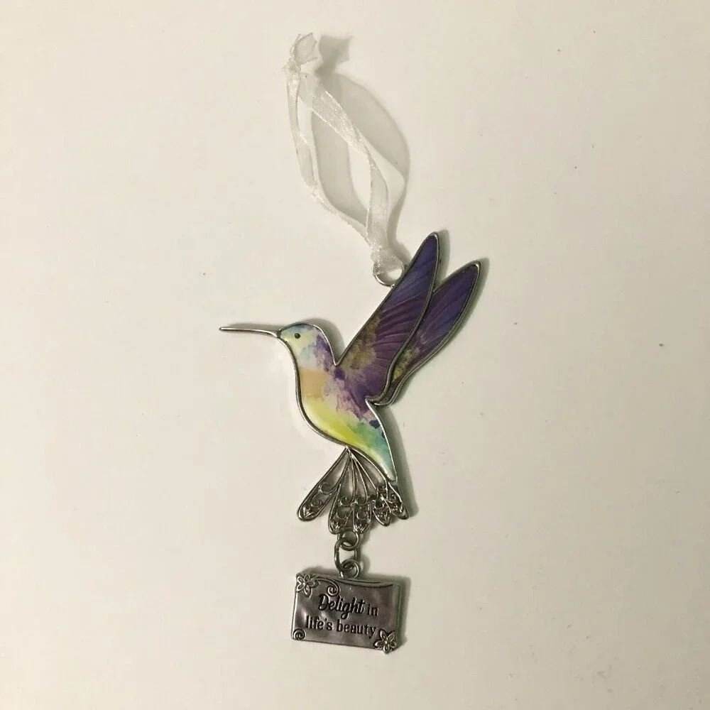 Ganz Hummingbird Ornament Delight  In Lifes Beauty